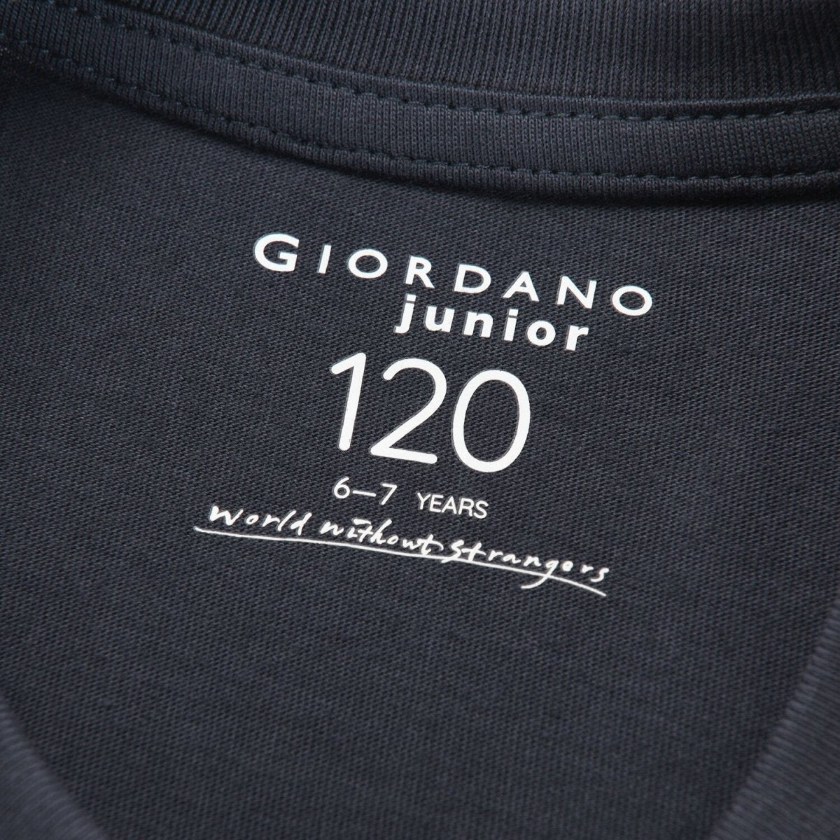 Giordano Kid's' Printed Cotton T-Shirt - Crew Neck Short Sleeve - Premium Print Tee