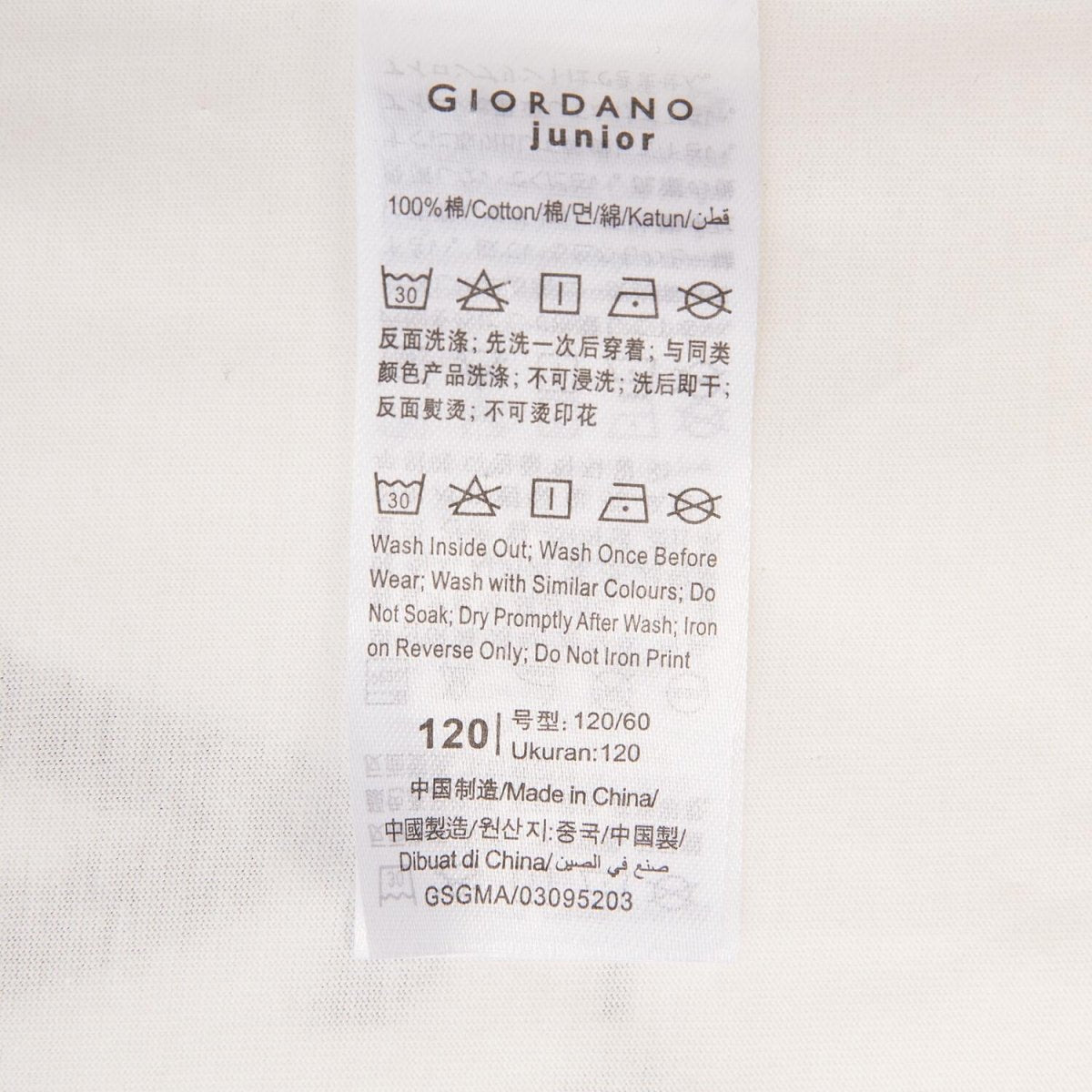 Giordano Kid's' Printed Cotton T-Shirt - Crew Neck Short Sleeve - Premium Print Tee