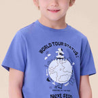 Giordano Kids Regular Cotton Graphic Print Regular Fit Tee - Premium Print Tee