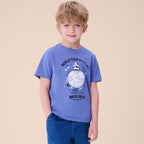Giordano Kids Regular Cotton Graphic Print Regular Fit Tee - Premium Print Tee