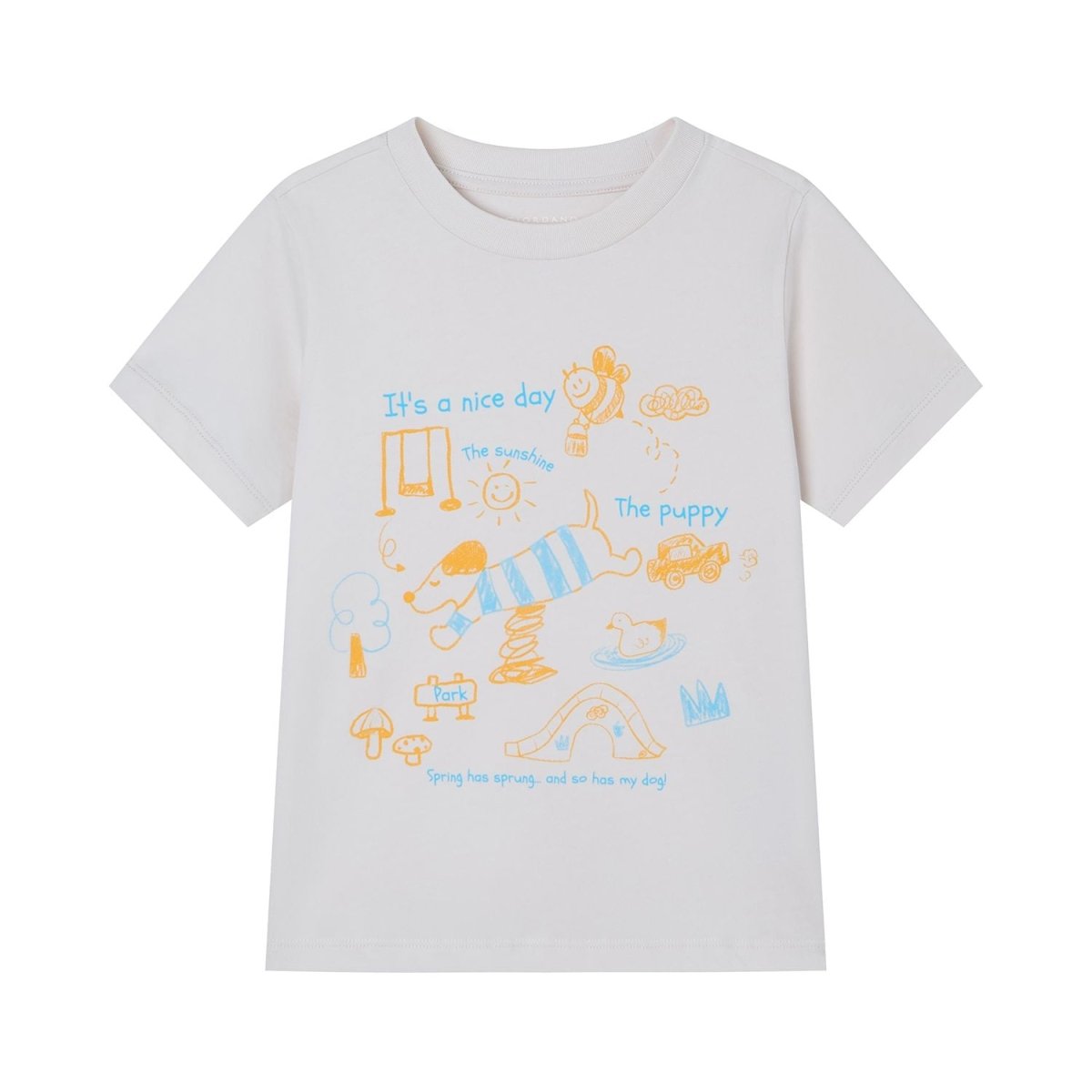 Giordano Kids Regular Cotton Graphic Tee - Premium Print Tee
