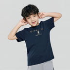 Giordano Kid's Regular Fit Cotton Crew Neck Printed Tee - Premium Print Tee