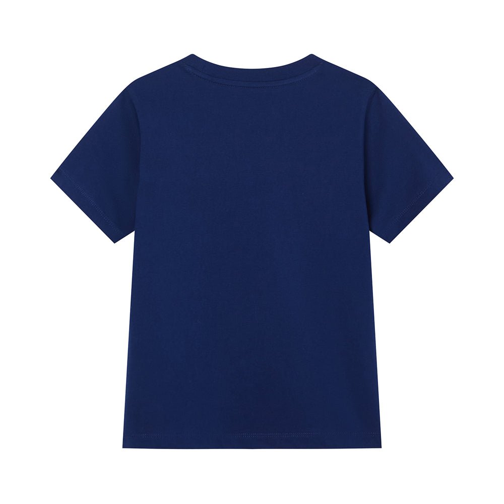 Giordano Kid's Regular Fit Cotton Crew Neck Printed Tee - Premium Print Tee