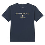 Giordano Kid's Regular Fit Cotton Crew Neck Printed Tee - Premium Print Tee