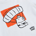 Giordano Kid's Regular Fit Cotton Crew Neck Printed Tee - first_variant_option_2 Premium Print Tee for Giordano