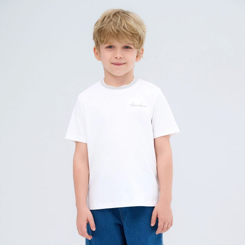 Giordano Kid's Regular Fit Crew Neck Liquid Touch Tee - first_variant_option_2 Premium Tee for Giordano
