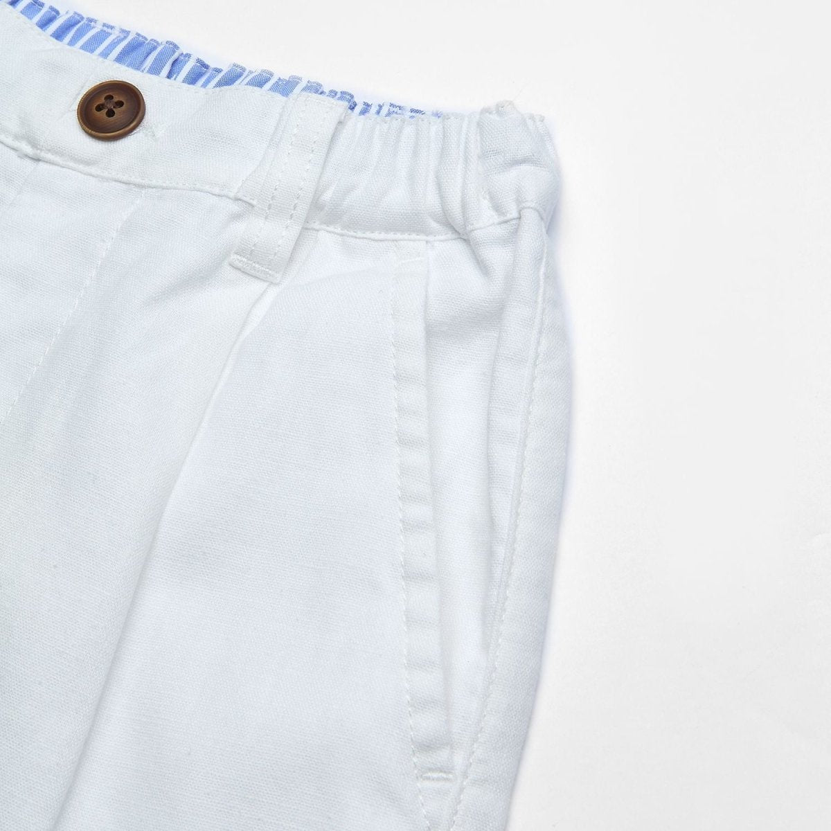 Giordano Kids' Regular Fit Linen Cotton Cropped Pants - Premium Pants