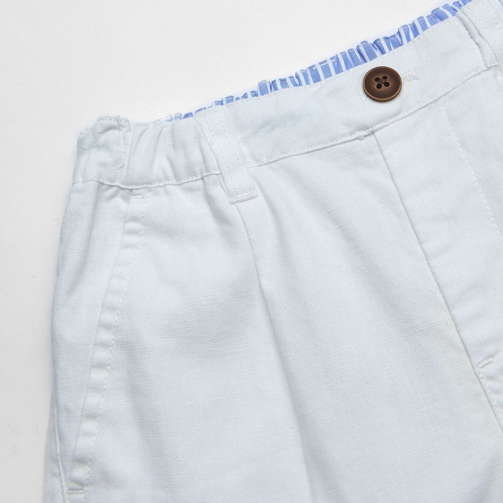 Giordano Kids' Regular Fit Linen Cotton Cropped Pants - Premium Pants
