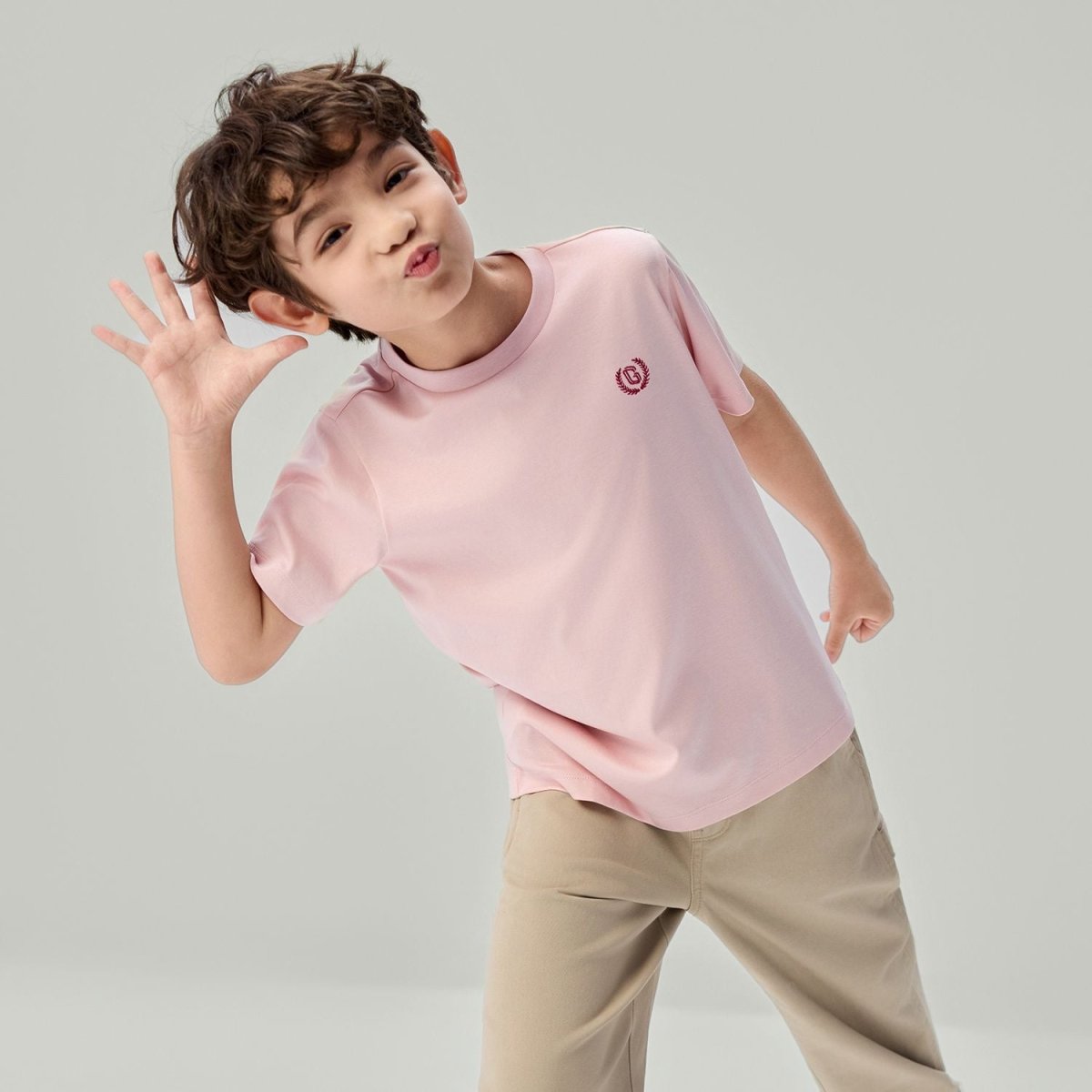Giordano Kids Regular Liquid Touch Cotton Crew Tee - Premium Tee