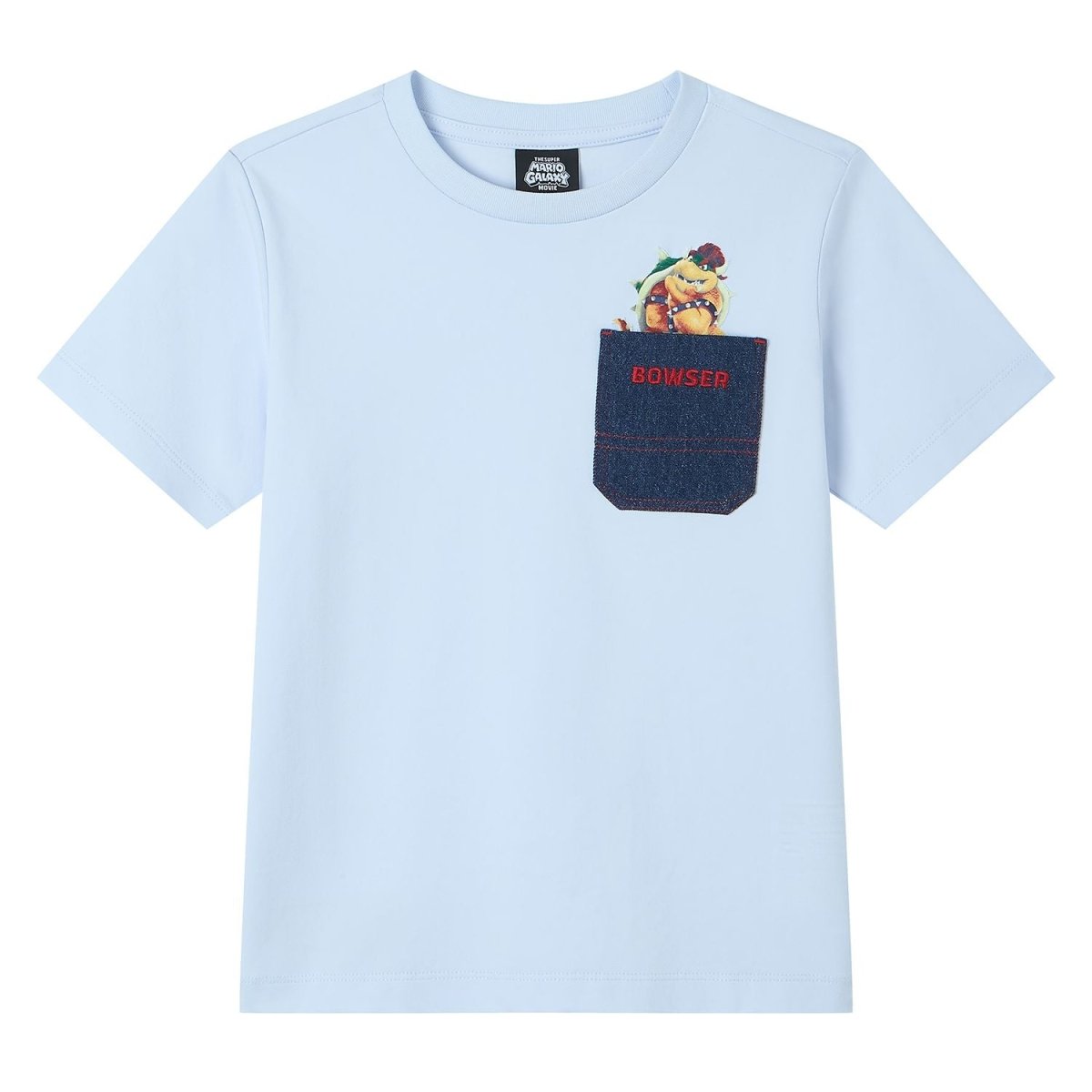 Giordano Kids Regular Mario Bowser Pocket Tee - first_variant_option_2 Premium Print Tee for Giordano