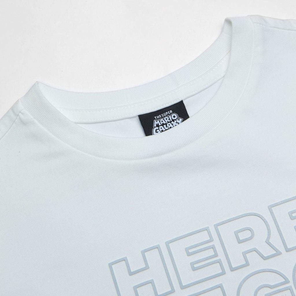 Giordano Kids Regular Mario "Here We Go" Tee - first_variant_option_2 Premium Print Tee for Giordano