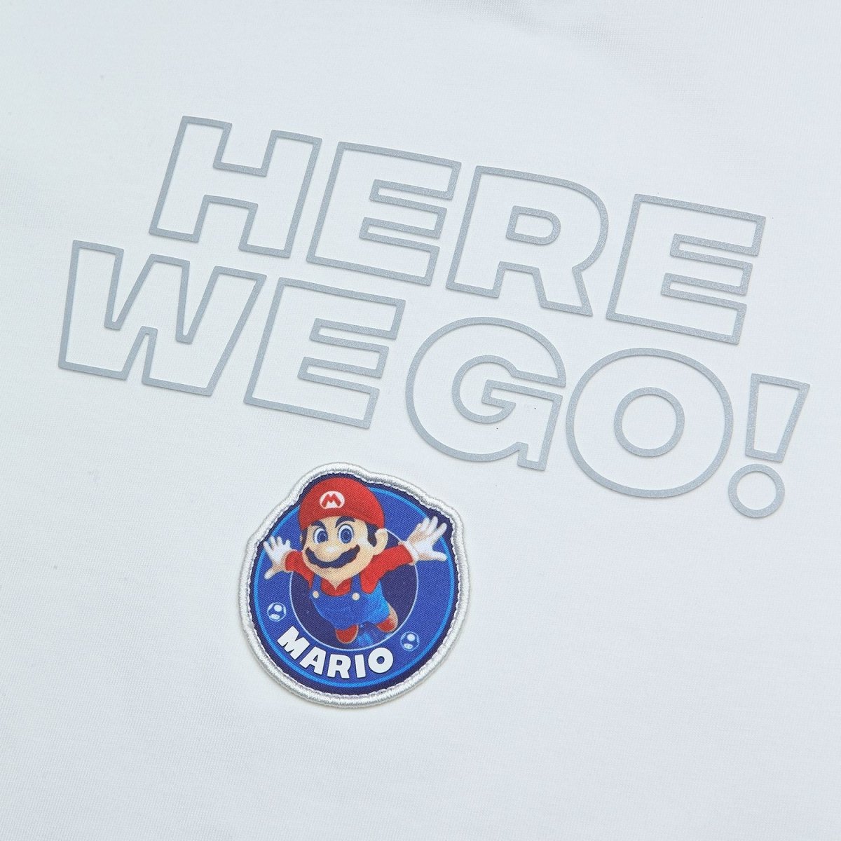 Giordano Kids Regular Mario "Here We Go" Tee - first_variant_option_2 Premium Print Tee for Giordano