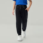 Giordano Kid's Regular Taper Stretch Interlock Jogger with Elastic Waist - Premium Joggers