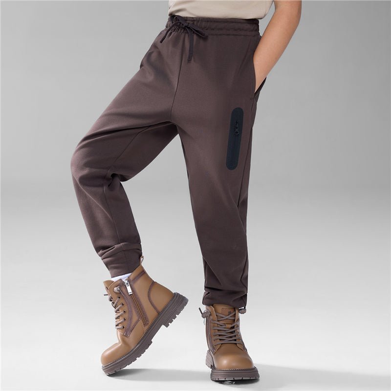 Giordano Kid's Regular Taper Stretch Interlock Jogger with Elastic Waist - first_variant_option_2 Premium Joggers for Giordano