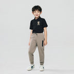 Giordano Kid's Regular Taper Stretch Interlock Jogger with Elastic Waist - first_variant_option_2 Premium Joggers for Giordano