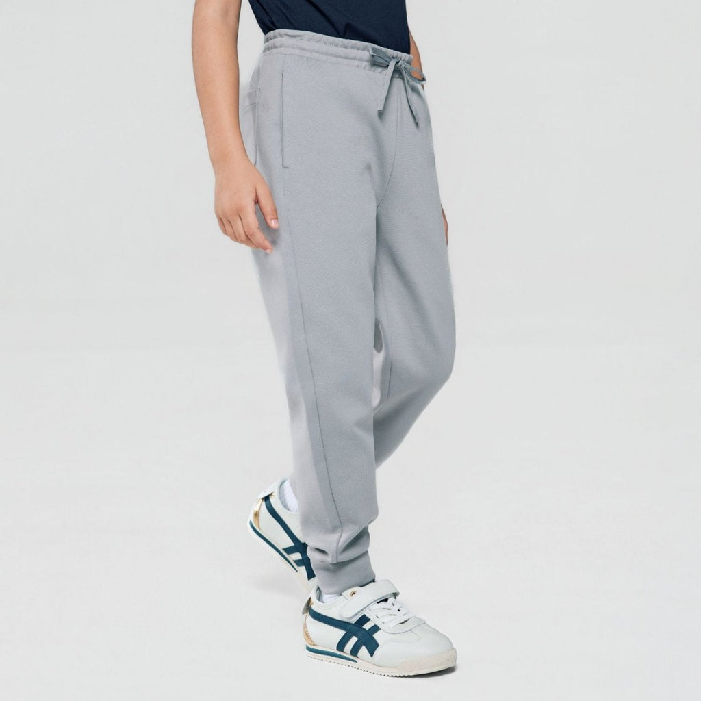 Giordano Kid's Regular Taper Stretch Interlock Jogger with Elastic Waist - first_variant_option_2 Premium Joggers for Giordano