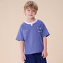 Giordano Kid's Relaxed Cotton Crew Neck Embroidered Tee - Premium Tee