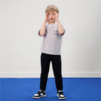 Giordano Kid's Relaxed Cotton Crew Neck Embroidered Tee - first_variant_option_2 Premium Tee for Giordano