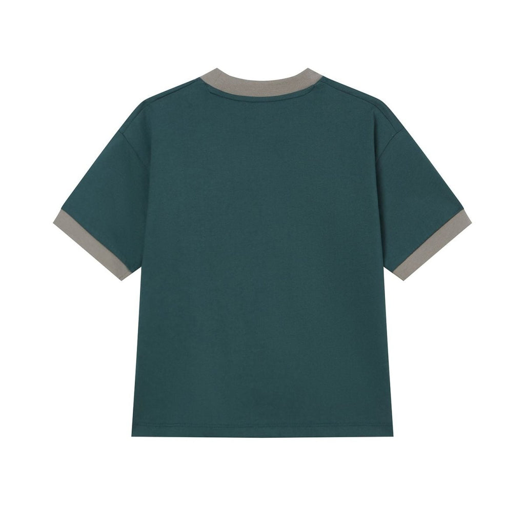 Giordano Kids' Relaxed Fit Multi-Badge Graphic Tee - Premium Tee