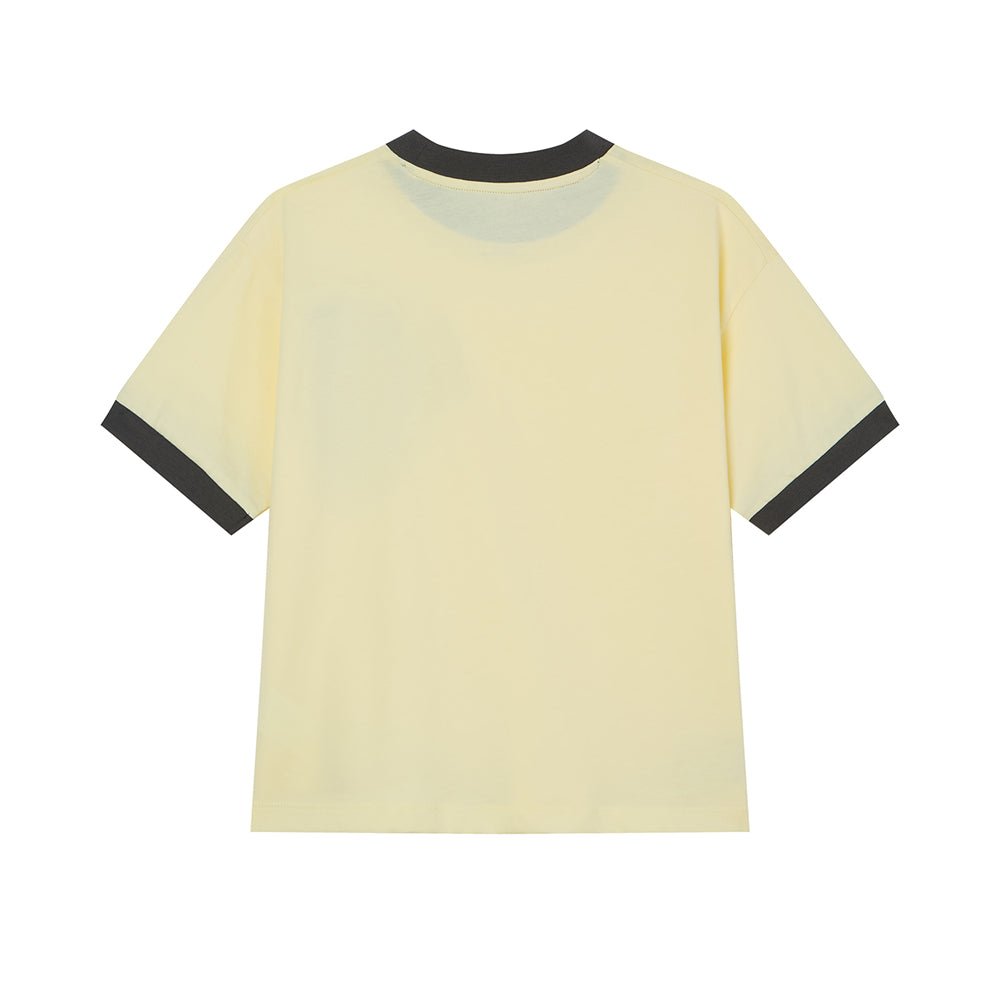 Giordano Kids' Relaxed Fit Multi-Badge Graphic Tee - Premium Tee