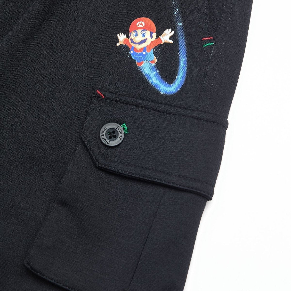 Giordano Kids Relaxed Mario Graphic Knit Shorts - first_variant_option_2 Premium Shorts for Giordano