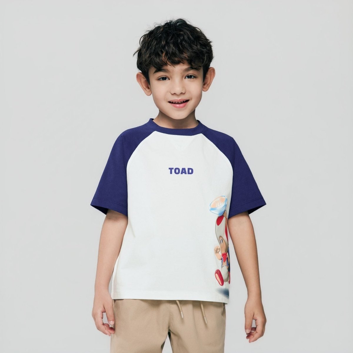 Giordano Kids Relaxed Mario Limited Edition Tee - first_variant_option_2 Premium Print Tee for Giordano