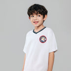 Giordano Kids Relaxed Minions V - Neck World Cup Tee - first_variant_option_2 Premium Print Tee for Giordano