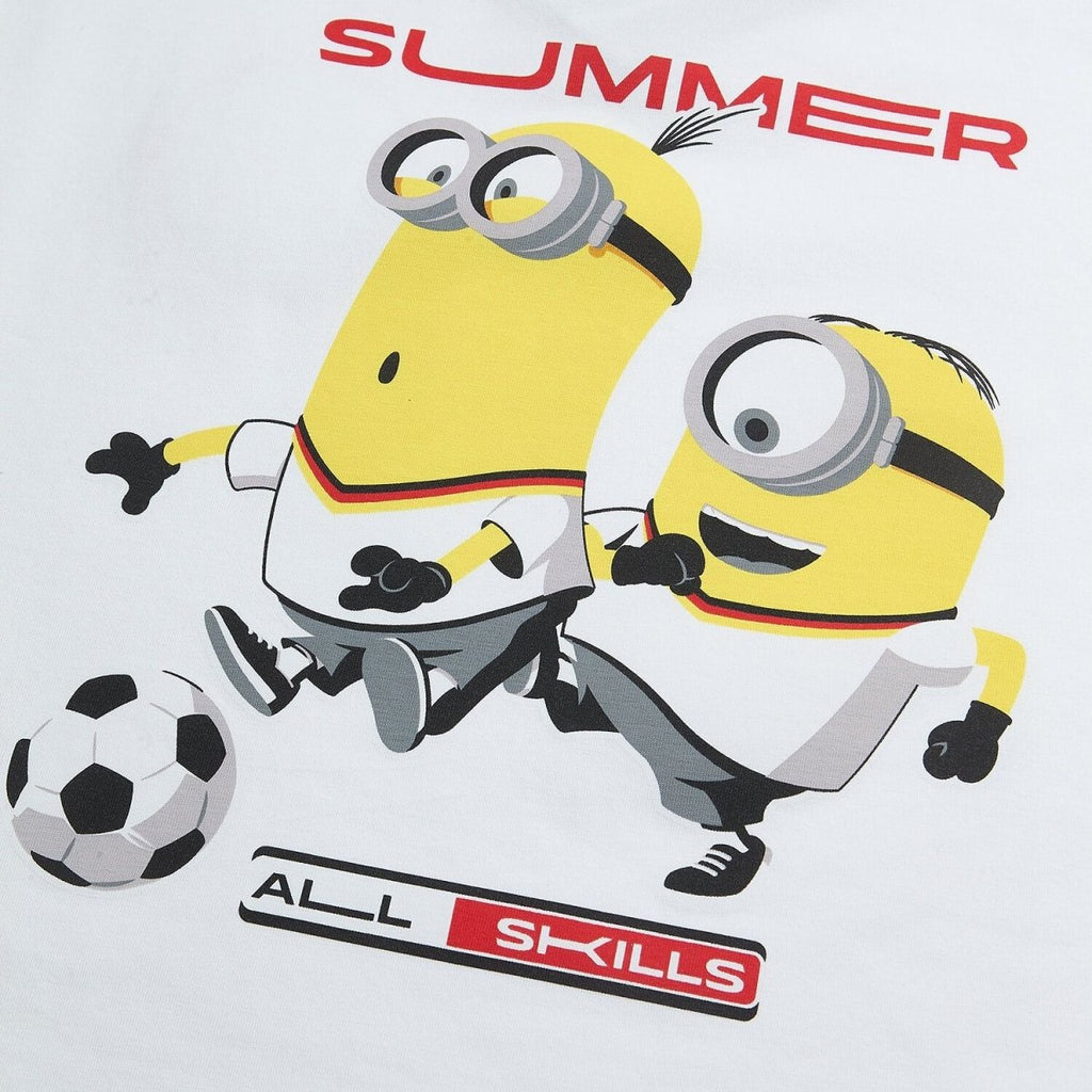 Giordano Kids Relaxed Minions V - Neck World Cup Tee - first_variant_option_2 Premium Print Tee for Giordano