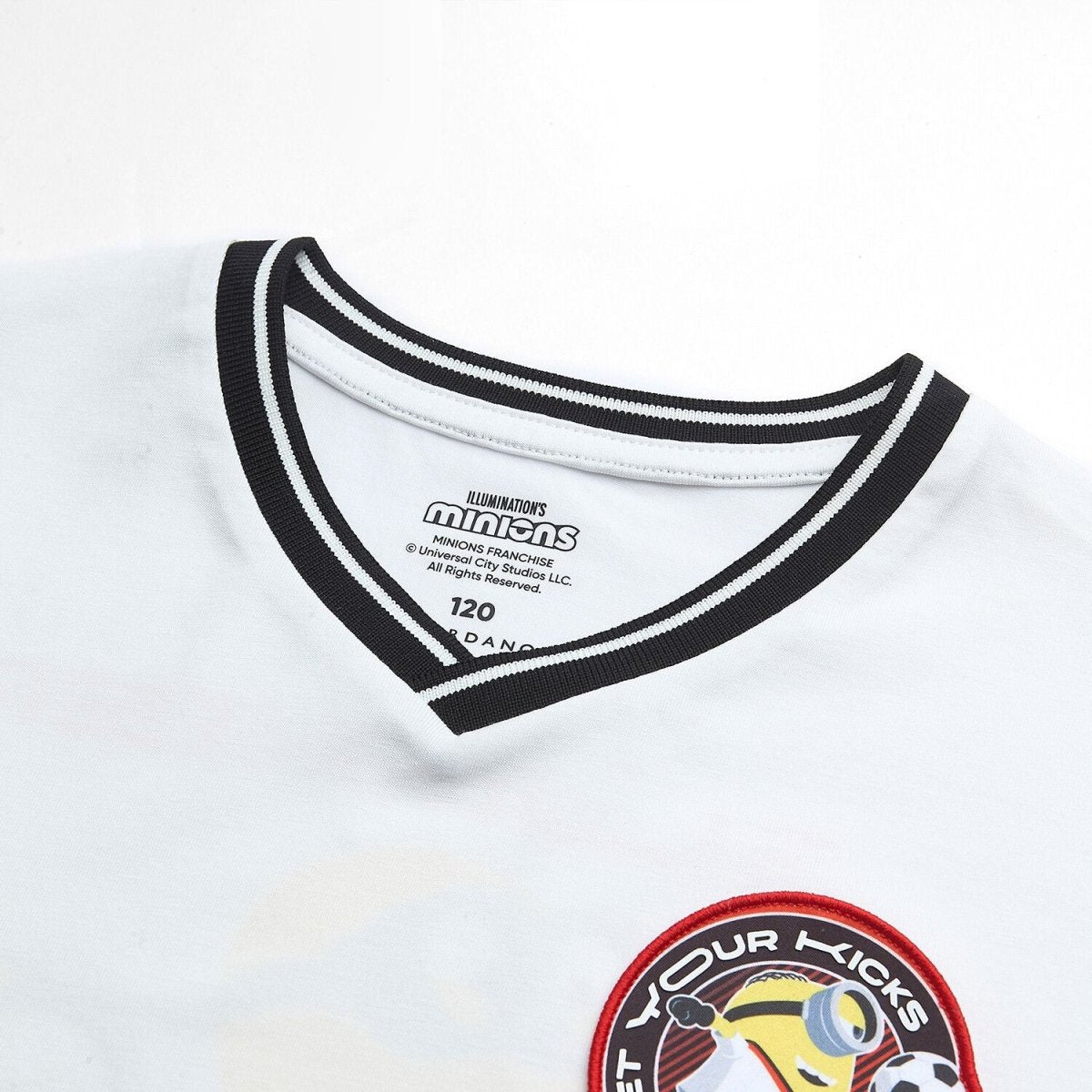 Giordano Kids Relaxed Minions V - Neck World Cup Tee - first_variant_option_2 Premium Print Tee for Giordano