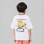 Giordano Kids Relaxed Minions V - Neck World Cup Tee - first_variant_option_2 Premium Print Tee for Giordano