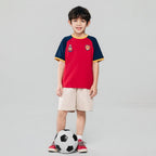 Giordano Kids Relaxed Minions World Cup Raglan Tee - first_variant_option_2 Premium Print Tee for Giordano