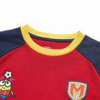 Giordano Kids Relaxed Minions World Cup Raglan Tee - first_variant_option_2 Premium Print Tee for Giordano