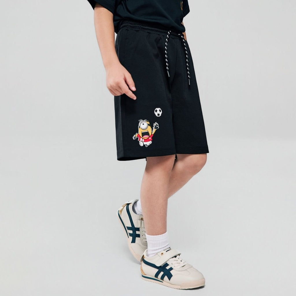 Giordano Kids Relaxed Minions World Cup Shorts - first_variant_option_2 Premium Shorts for Giordano