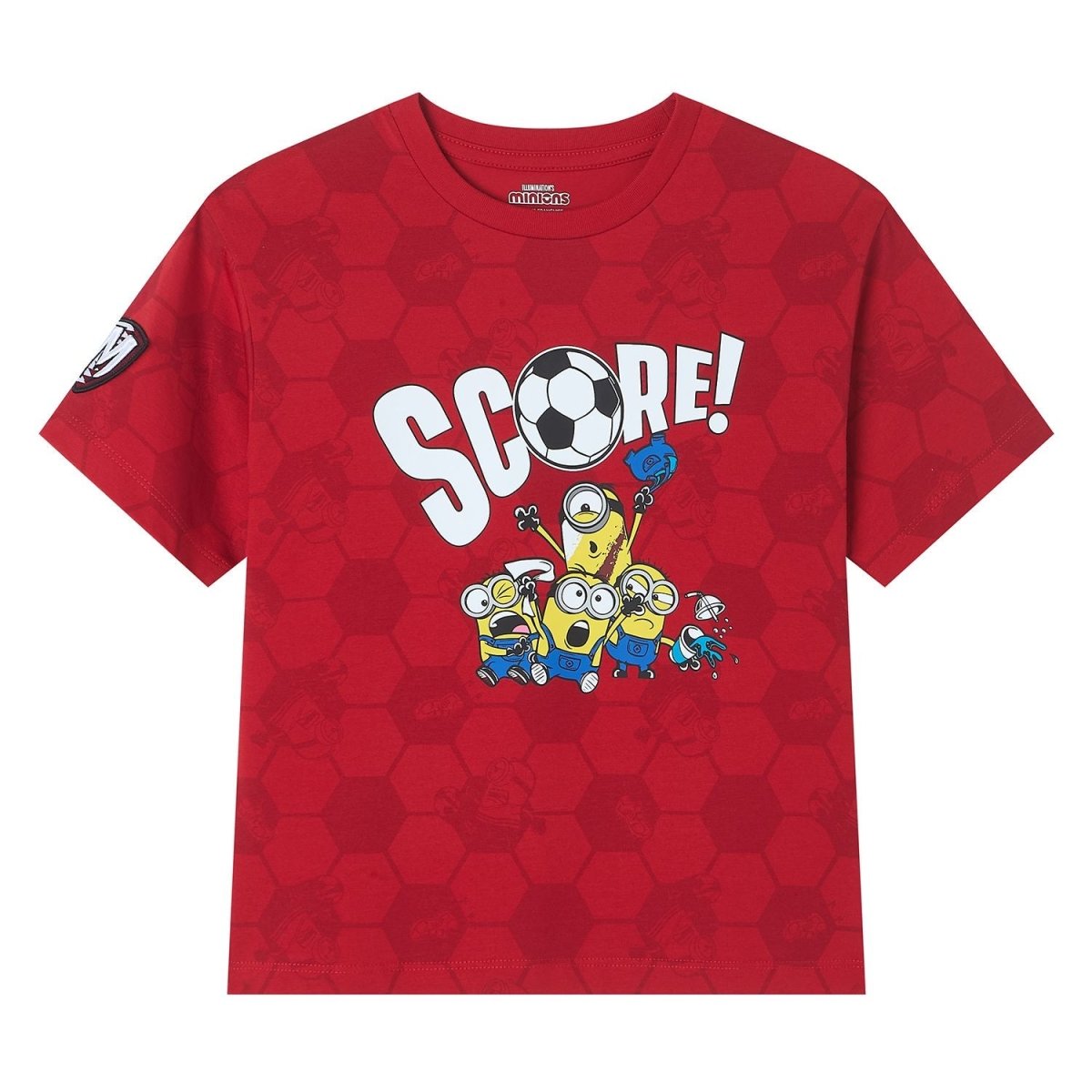 Giordano Kids Relaxed Minions World Cup Tee - first_variant_option_2 Premium Print Tee for Giordano