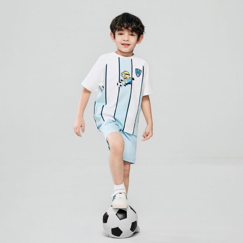 Giordano Kids Relaxed Minions World Cup Tee - first_variant_option_2 Premium Print Tee for Giordano