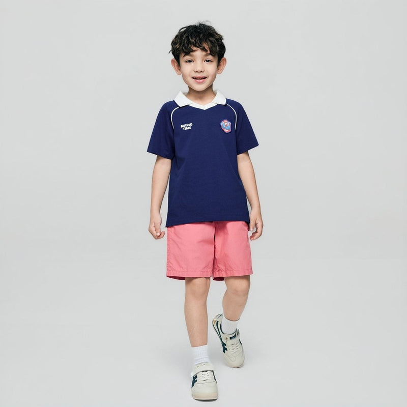 Giordano Kids Slim Cotton Lycra Mario Limited Polo - first_variant_option_2 Premium Polo for Giordano