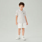 Giordano Kid's Slim Fit 3D Embroidery Lion Polo - Premium Polo