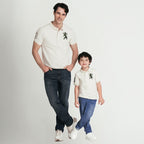 Giordano Kids' Slim Fit 3D Embroidery Lion Polo - Premium Polo