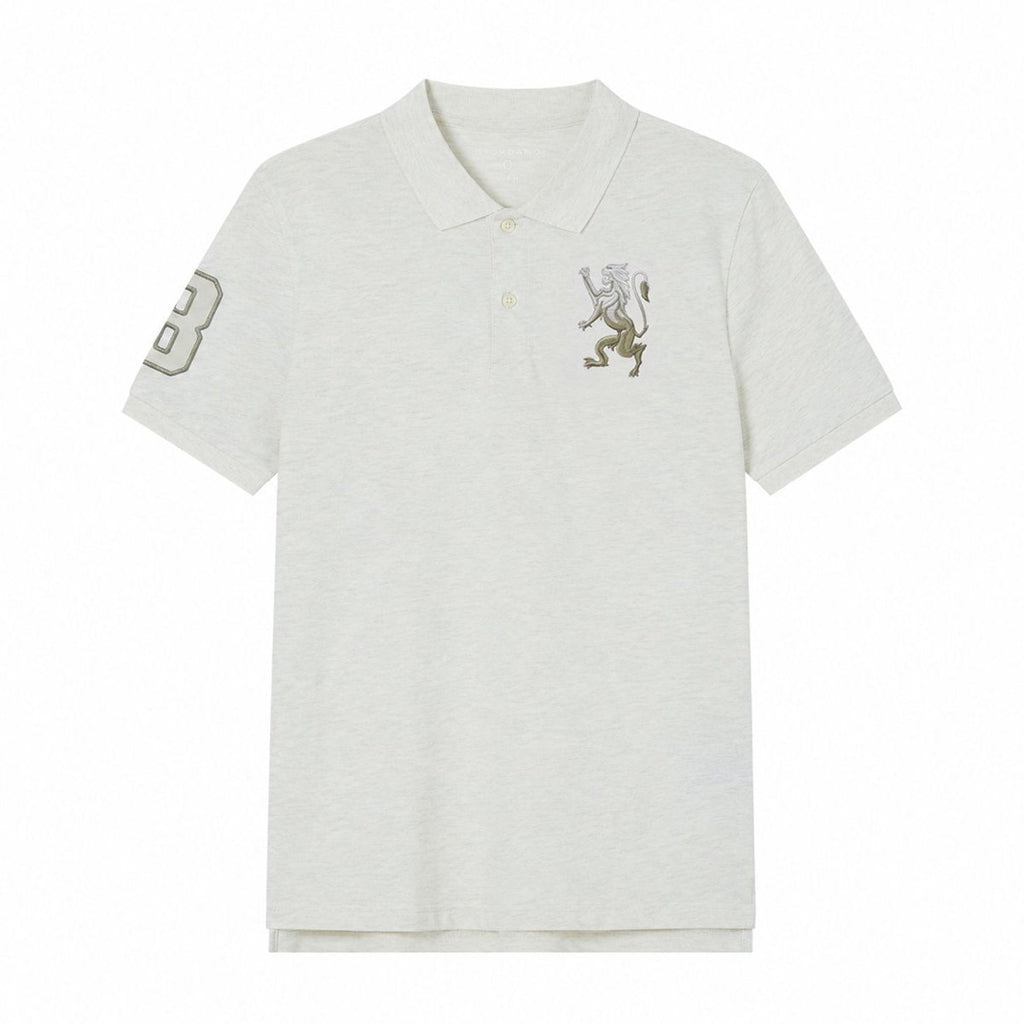 Giordano Kid's Slim Fit 3D Embroidery Lion Polo - Premium Polo