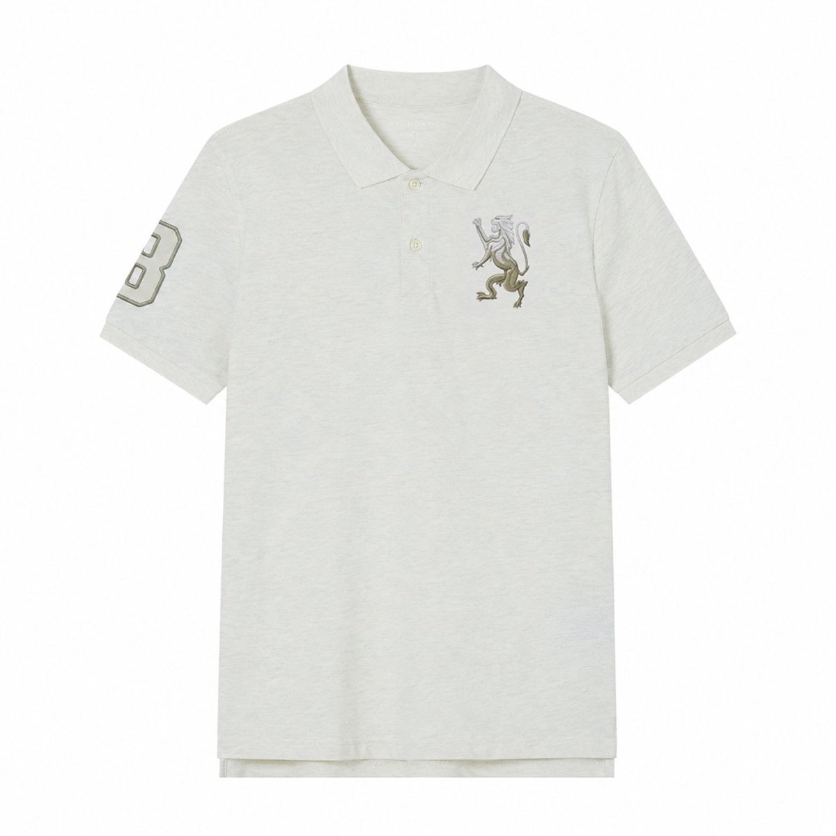 Giordano Kid's Slim Fit 3D Embroidery Lion Polo - Premium Polo