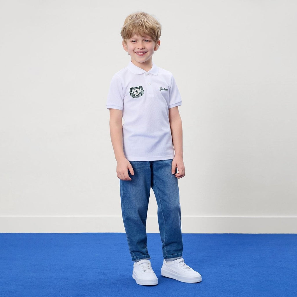 Giordano Kids' Slim Fit Club House Embroidered Polo - first_variant_option_2 Premium Polo for Giordano
