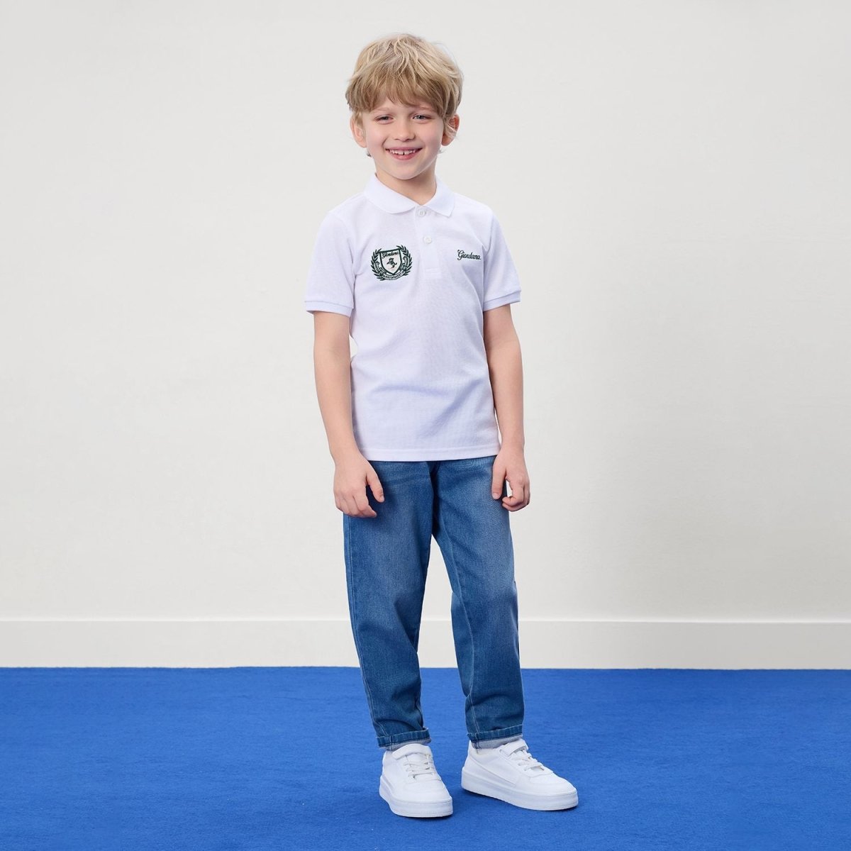 Giordano Kids' Slim Fit Club House Embroidered Polo - first_variant_option_2 Premium Polo for Giordano