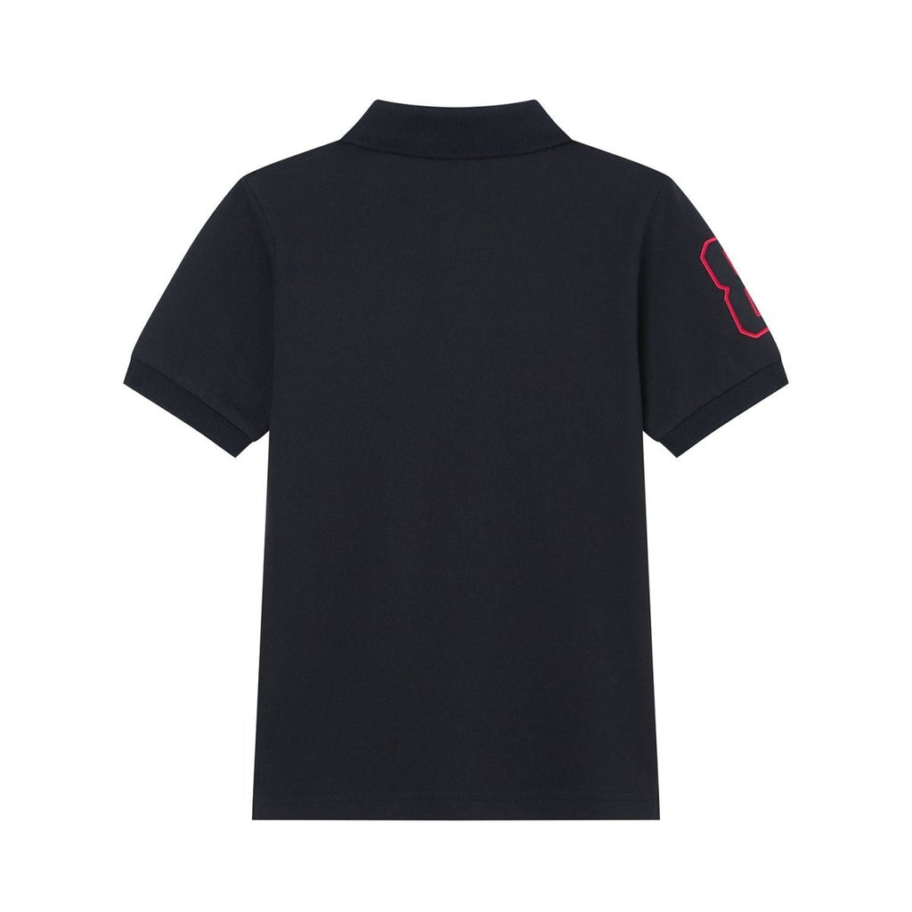 Giordano Kids’ Slim Fit Lion Embroidered Cotton Polo - Premium Polo