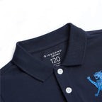 Giordano Kids’ Slim Fit Lion Embroidered Cotton Polo - first_variant_option_2 Premium Polo for Giordano