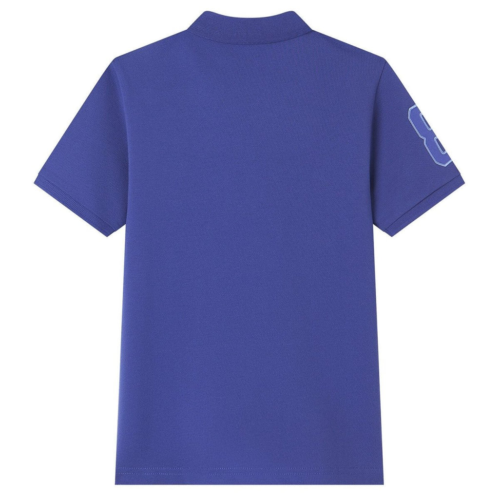 Giordano Kids’ Slim Fit Lion Embroidered Cotton Polo - Premium Polo