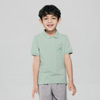 Giordano Kids’ Slim Fit Lion Embroidered Cotton Polo - first_variant_option_2 Premium Polo for Giordano