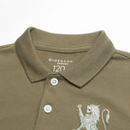 Giordano Kids’ Slim Fit Lion Embroidered Cotton Polo - first_variant_option_2 Premium Polo for Giordano