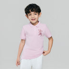 Giordano Kids’ Slim Fit Lion Embroidered Cotton Polo - first_variant_option_2 Premium Polo for Giordano