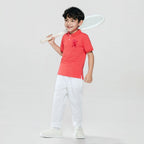 Giordano Kids’ Slim Fit Lion Embroidered Cotton Polo - Premium Polo