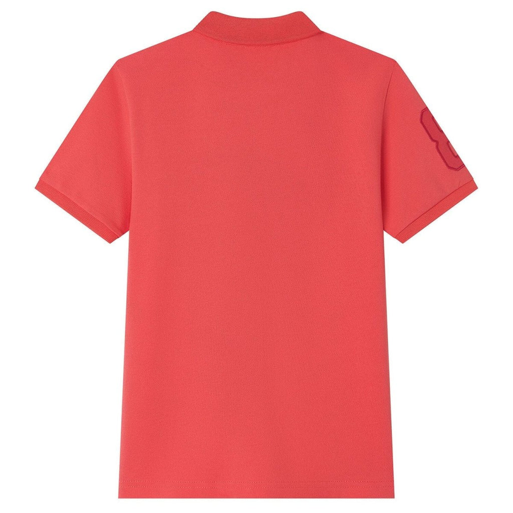 Giordano Kids’ Slim Fit Lion Embroidered Cotton Polo - Premium Polo